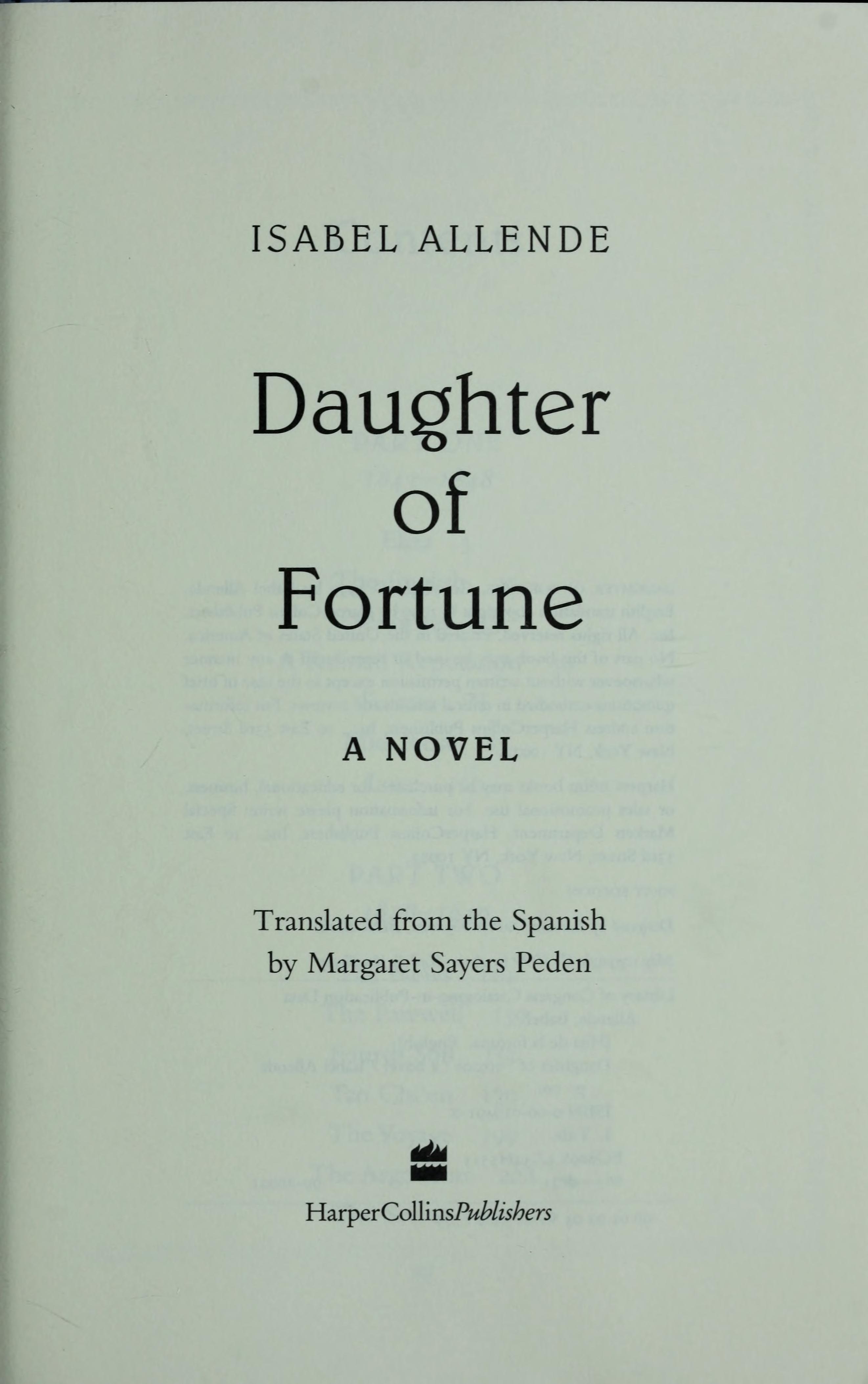 Daughter of Fortune