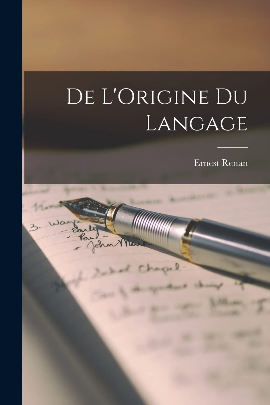 De L'Origine Du Langage