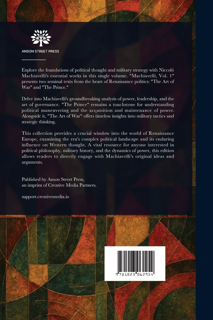 Machiavelli, Volume I