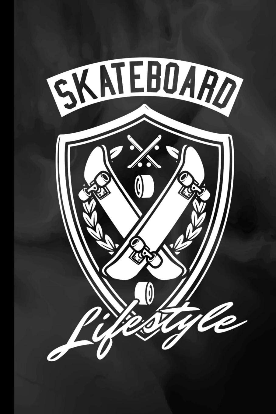 Skateboard Lifestyle Skateboarding Gift For Skaters (6"x9") Dot Grid Notebook To Write In