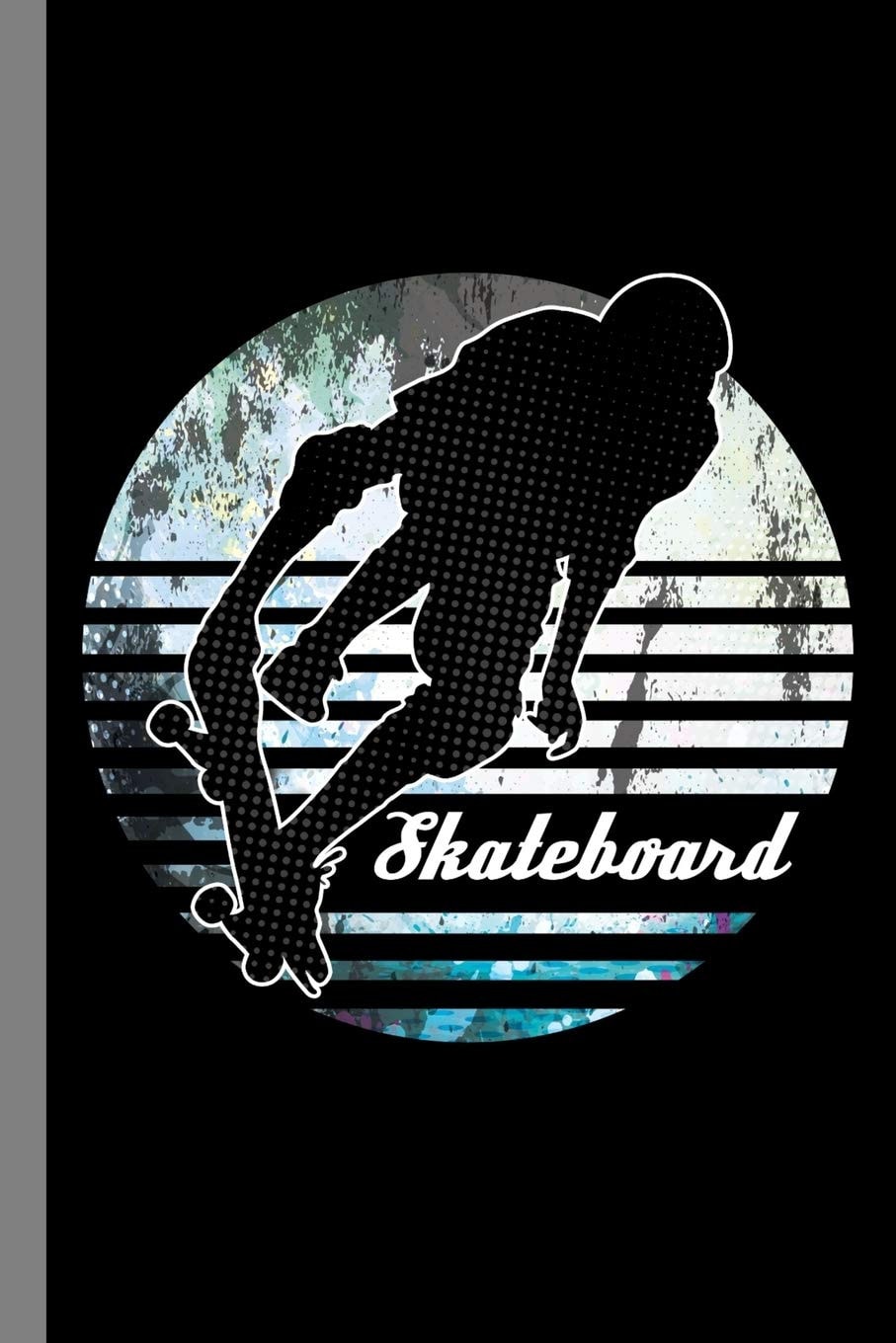 Skateboard Skating Gift For Skater (6"x9") Dot Grid Notebook To Write In