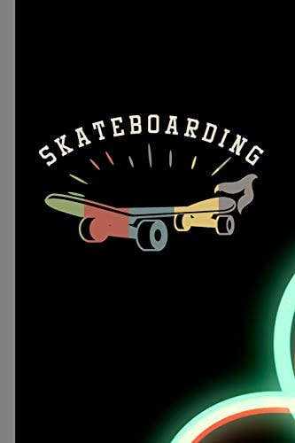 Skateboarding Skateboard Action Sport Gift For Skateboarders (6x9) Dot Grid Notebook To Write In