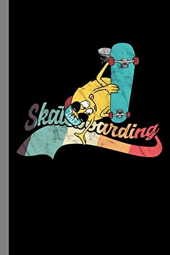 Skateboarding Skateboard Gift For Skateboarders (6x9) Dot Grid Notebook To Write In