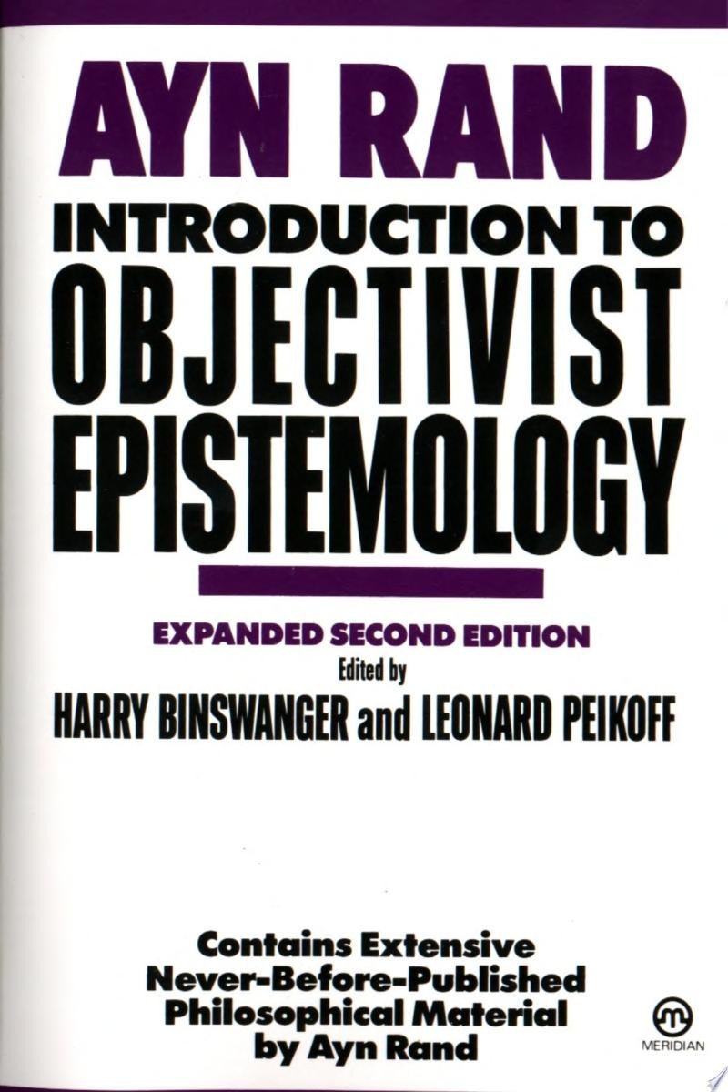 Introduction to Objectivist Epistemology