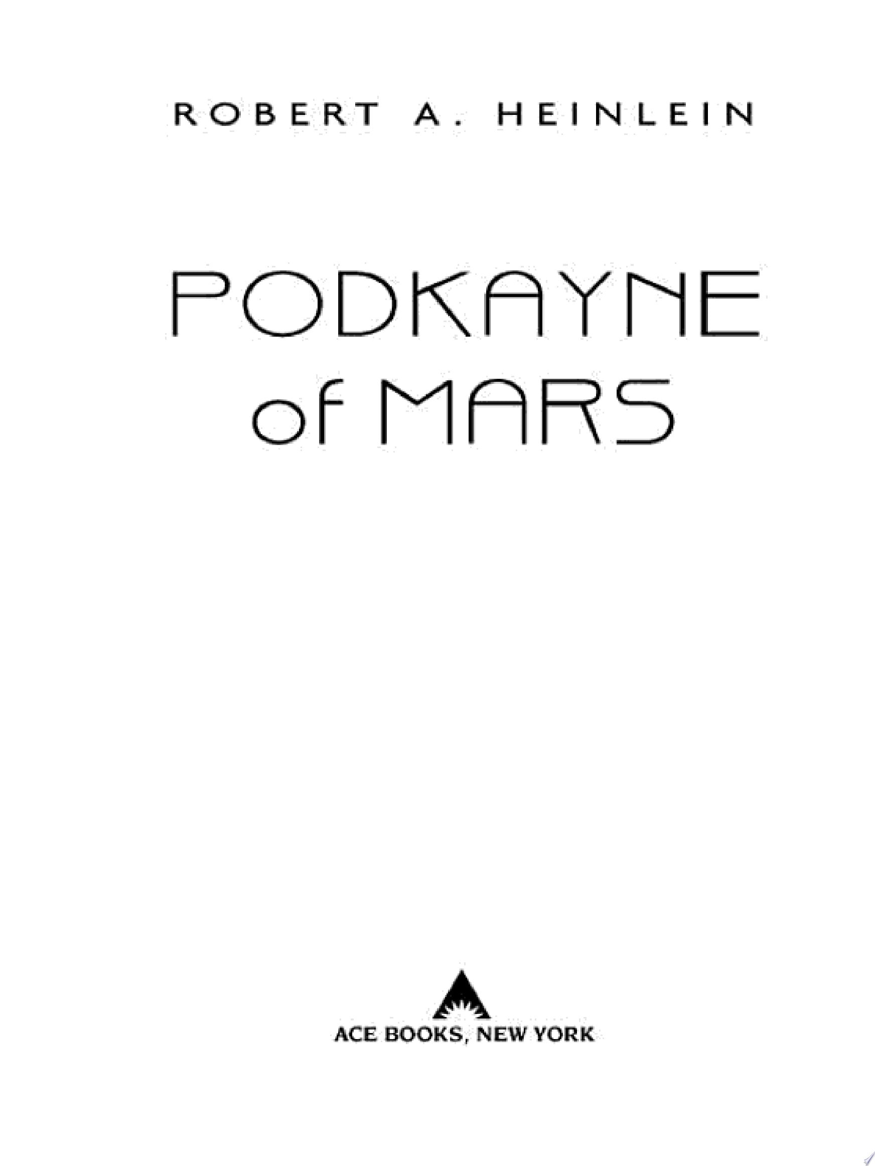 Podkayne of Mars