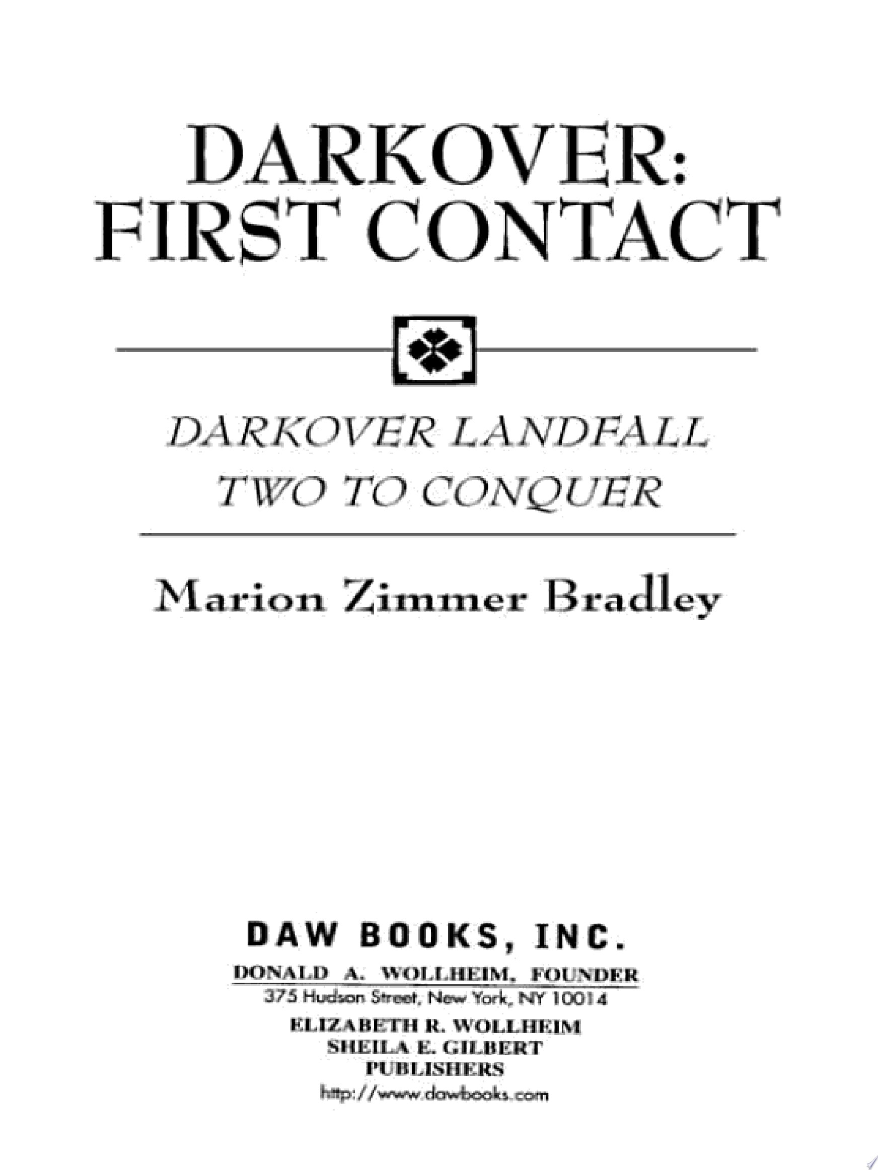 Darkover: First Contact (Darkover Omnibus #6)