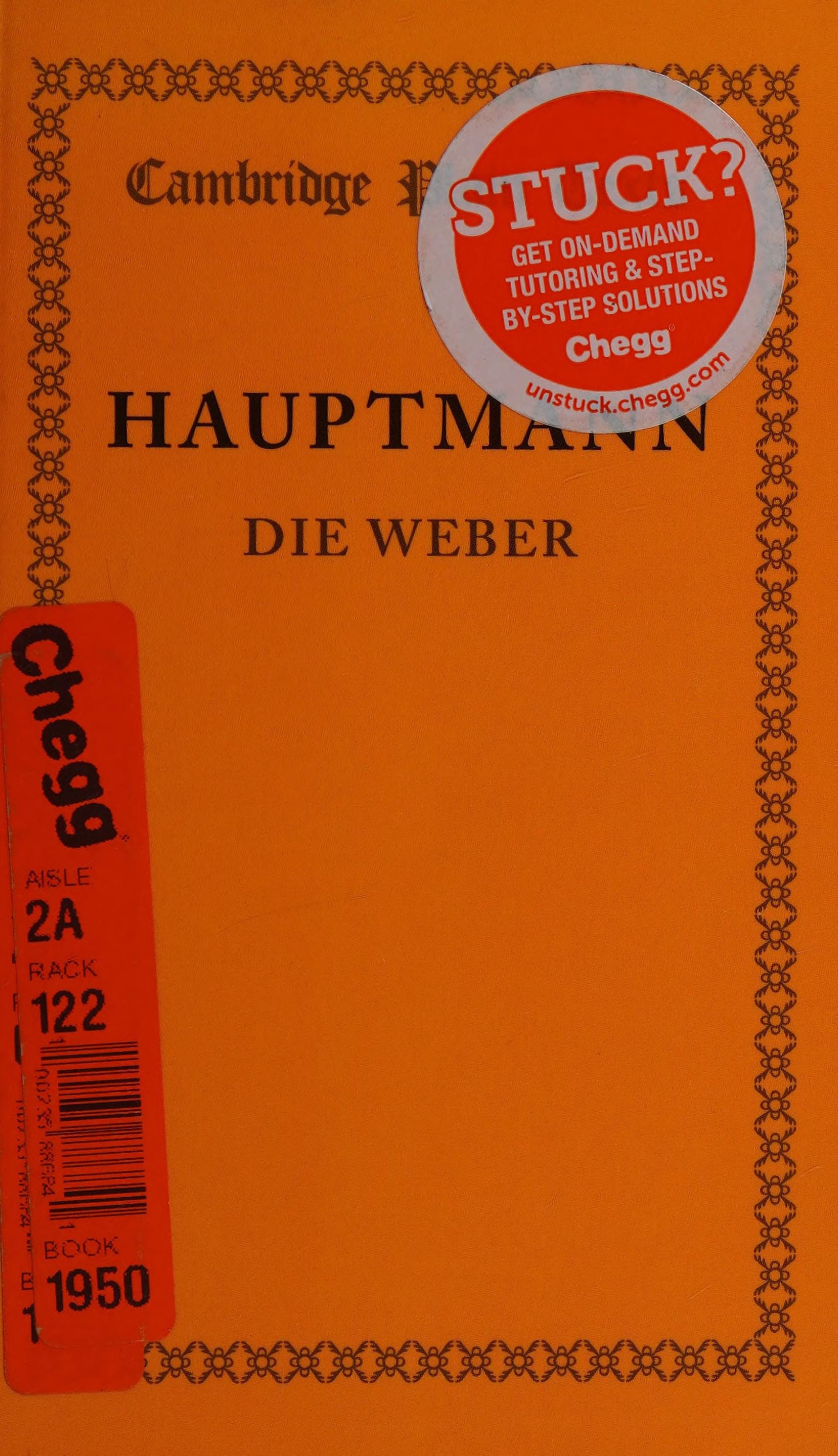 Die Weber: Schauspiel Aus Den Vierziger Jahren... (German Edition)