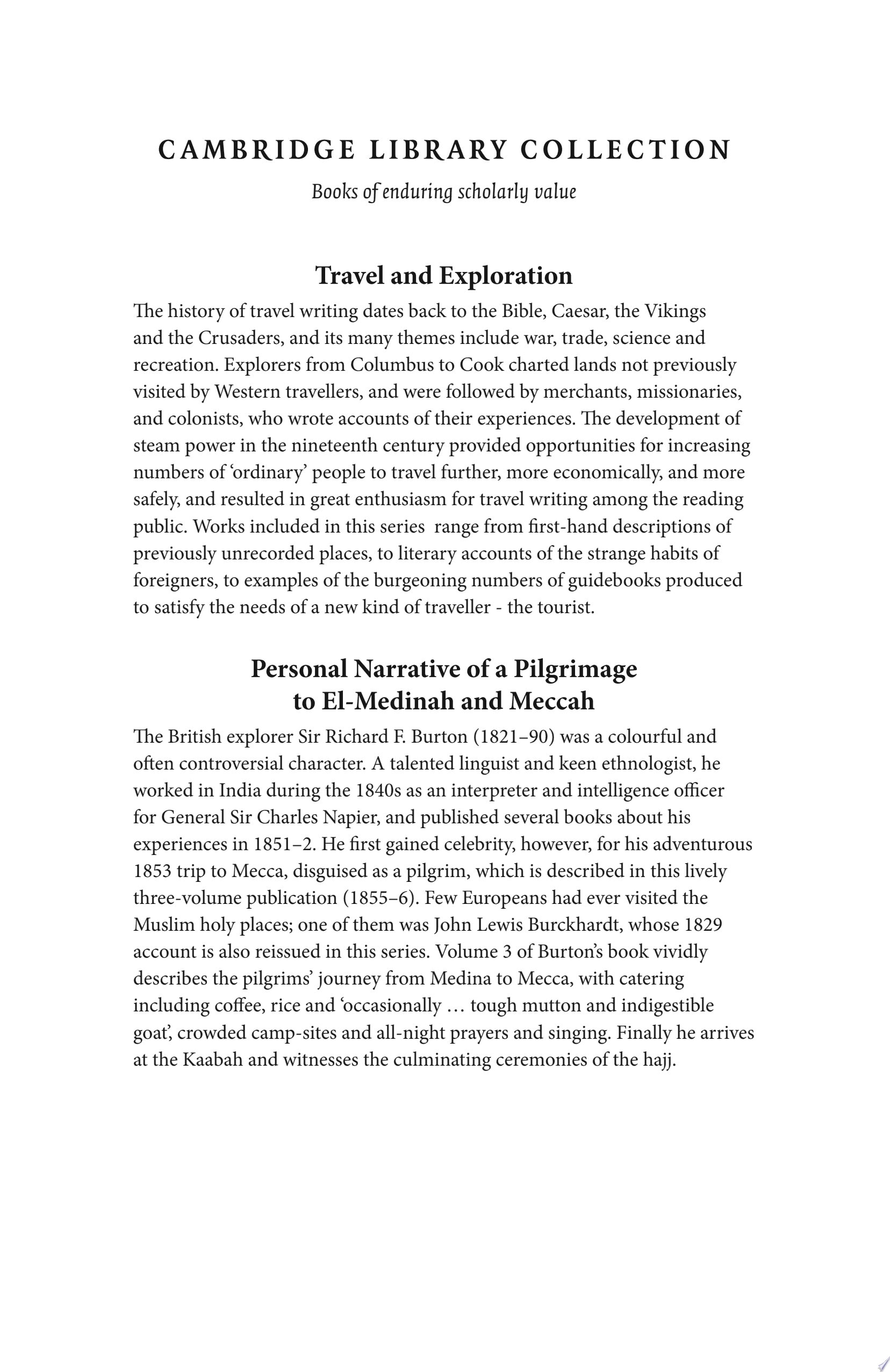 Personal Narrative of a Pilgrimage to El-Medinah and Meccah