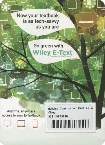 Building Construction Illustrated, Fourth Edition Wiley E-Text Card