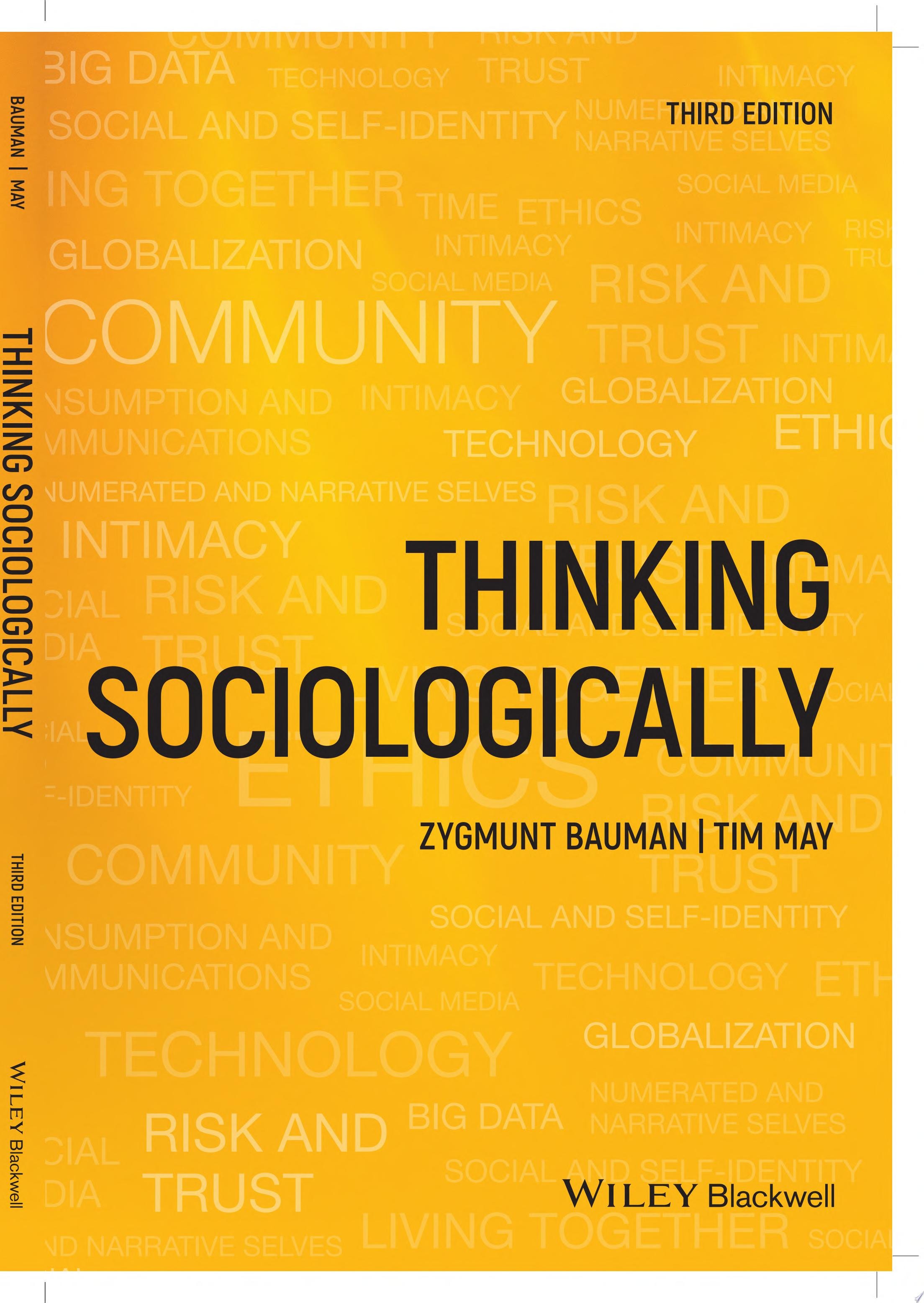 Thinking Sociologically