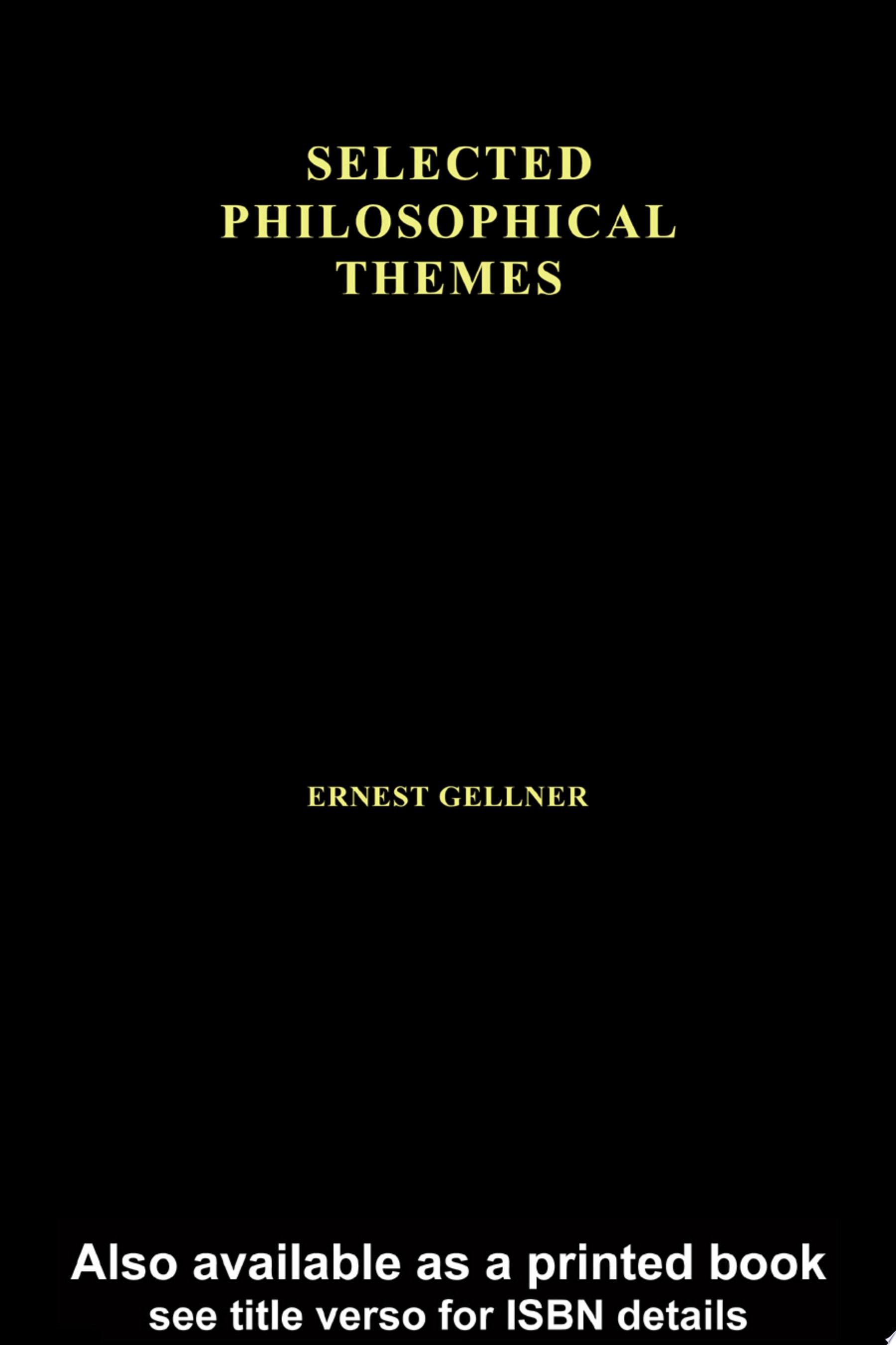 Contemporary Thought and Politics