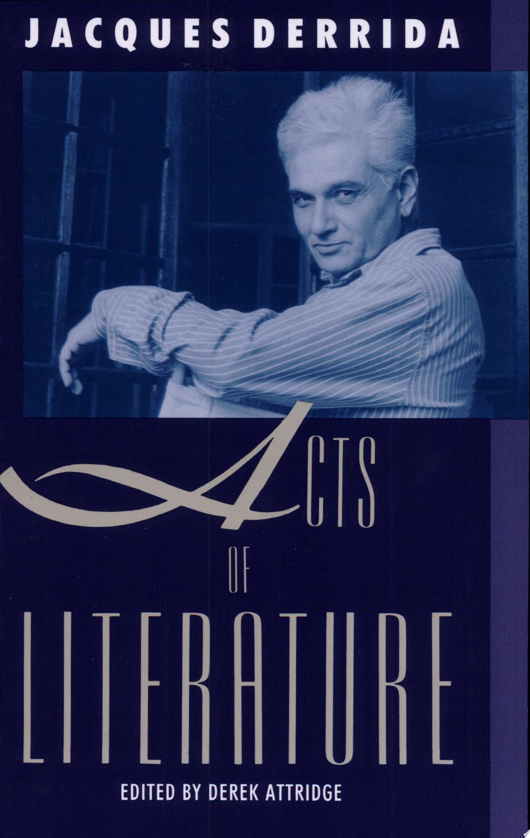Acts of Literature