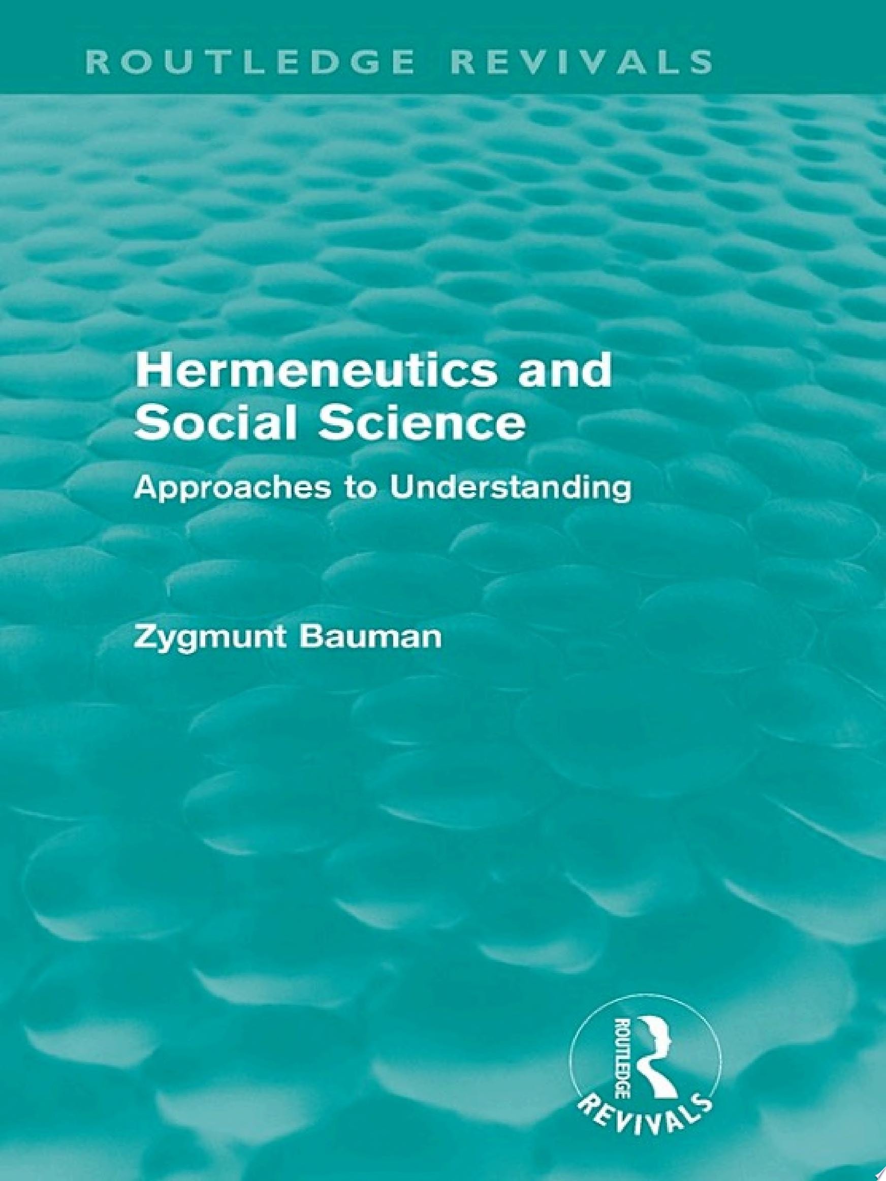 Hermeneutics and Social Science
