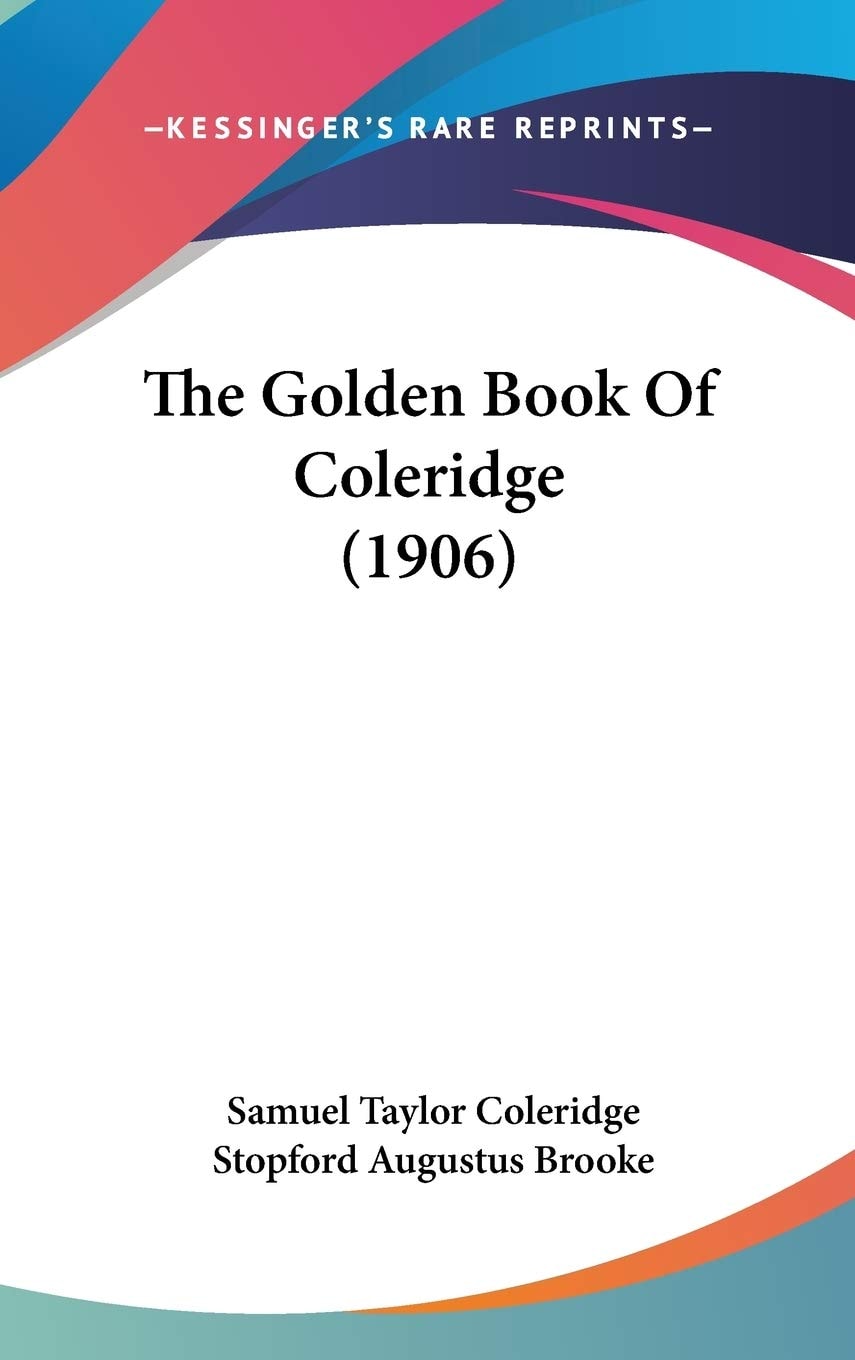 The Golden Book Of Coleridge (1906)