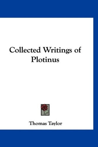 Collected Writings of Plotinus