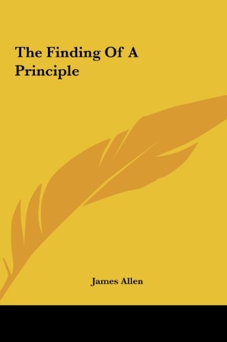 The Finding Of A Principle