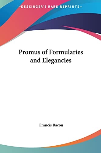 Promus of Formularies and Elegancies