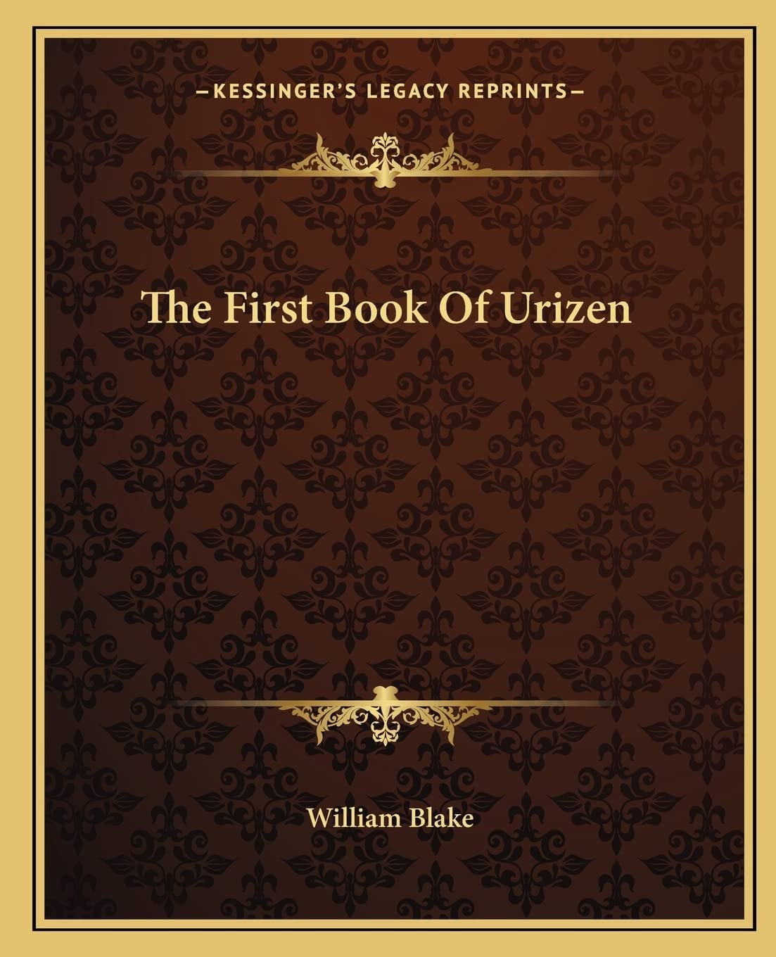 The First Book Of Urizen