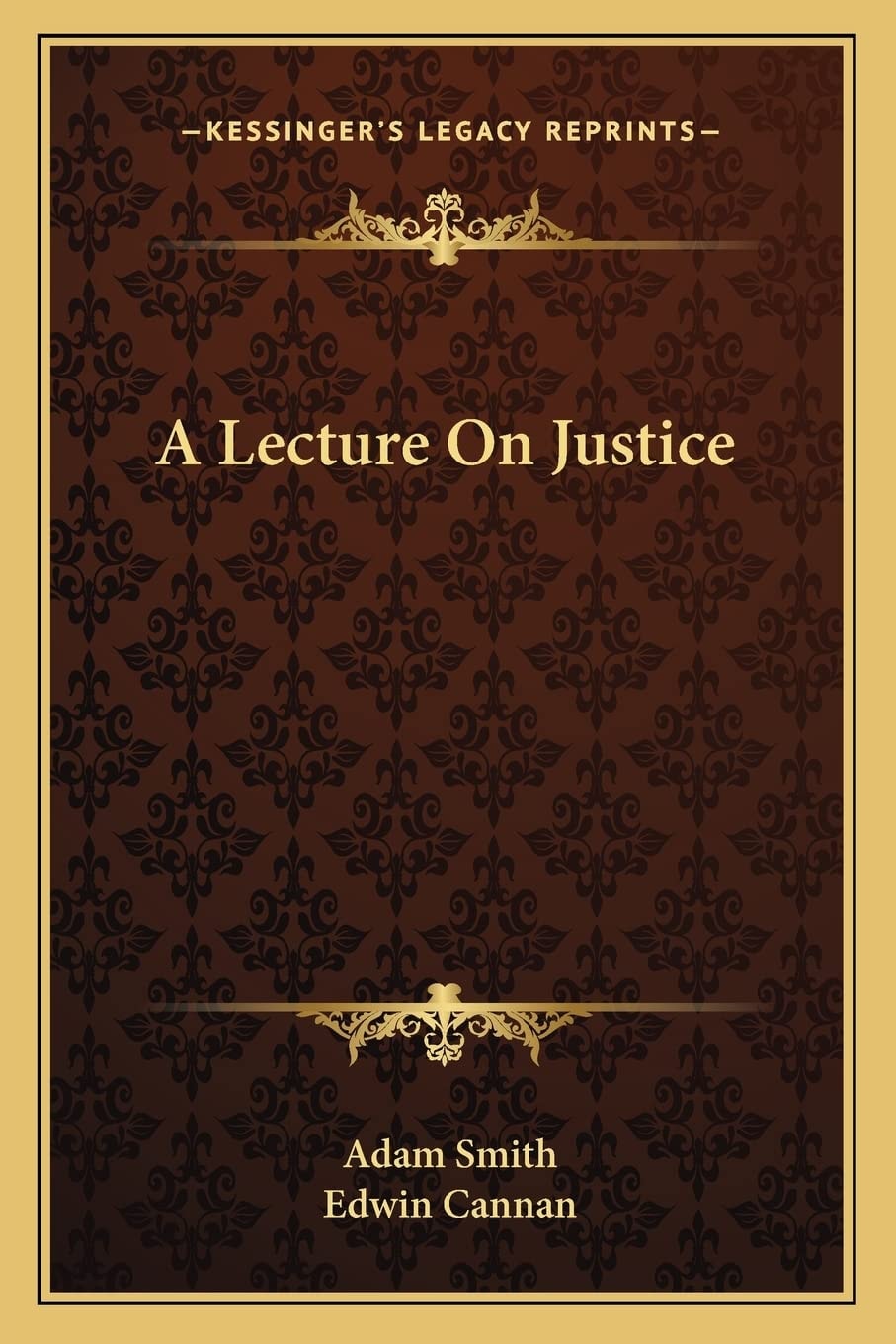 A Lecture On Justice