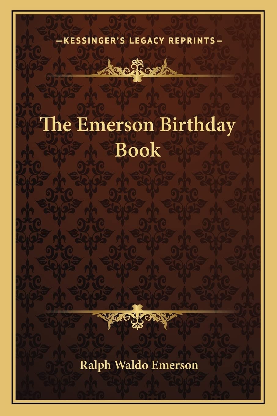 The Emerson Birthday Book