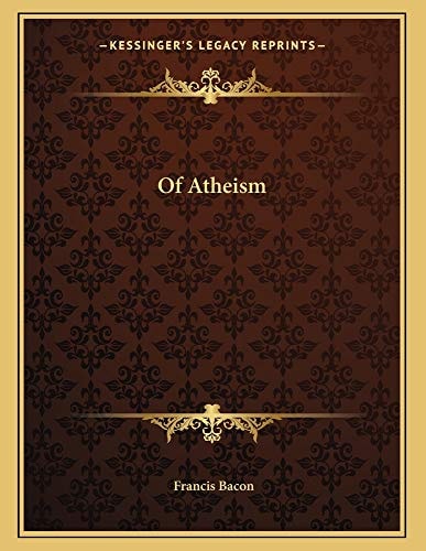 Of Atheism