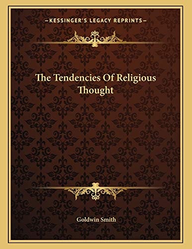 The Tendencies Of Religious Thought
