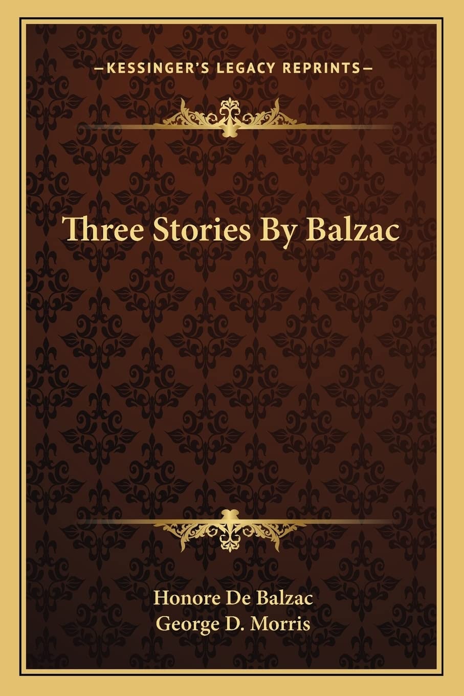 Three Stories By Balzac