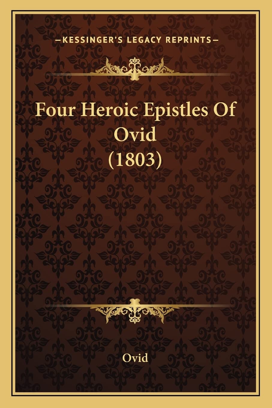 Four Heroic Epistles Of Ovid (1803)
