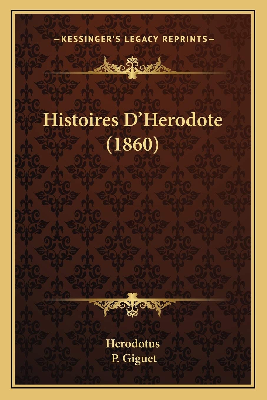 Histoires D'Herodote (1860)