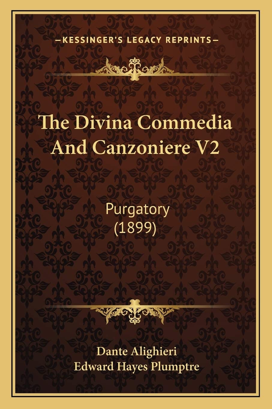 The Divina Commedia And Canzoniere V2: Purgatory (1899)