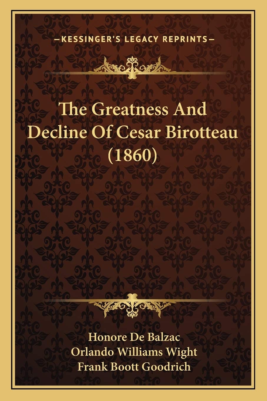 The Greatness And Decline Of Cesar Birotteau (1860)