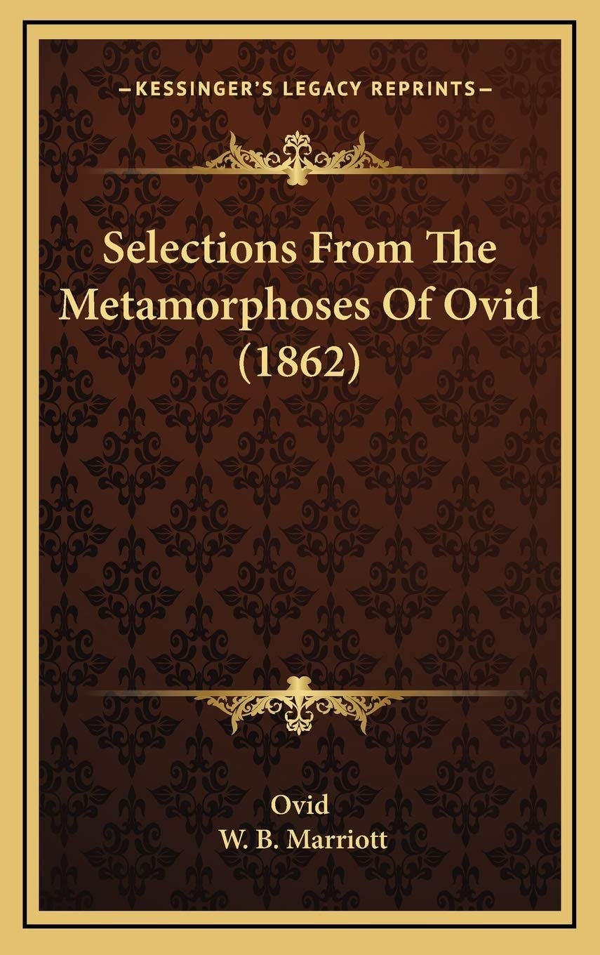 Selections From The Metamorphoses Of Ovid (1862)