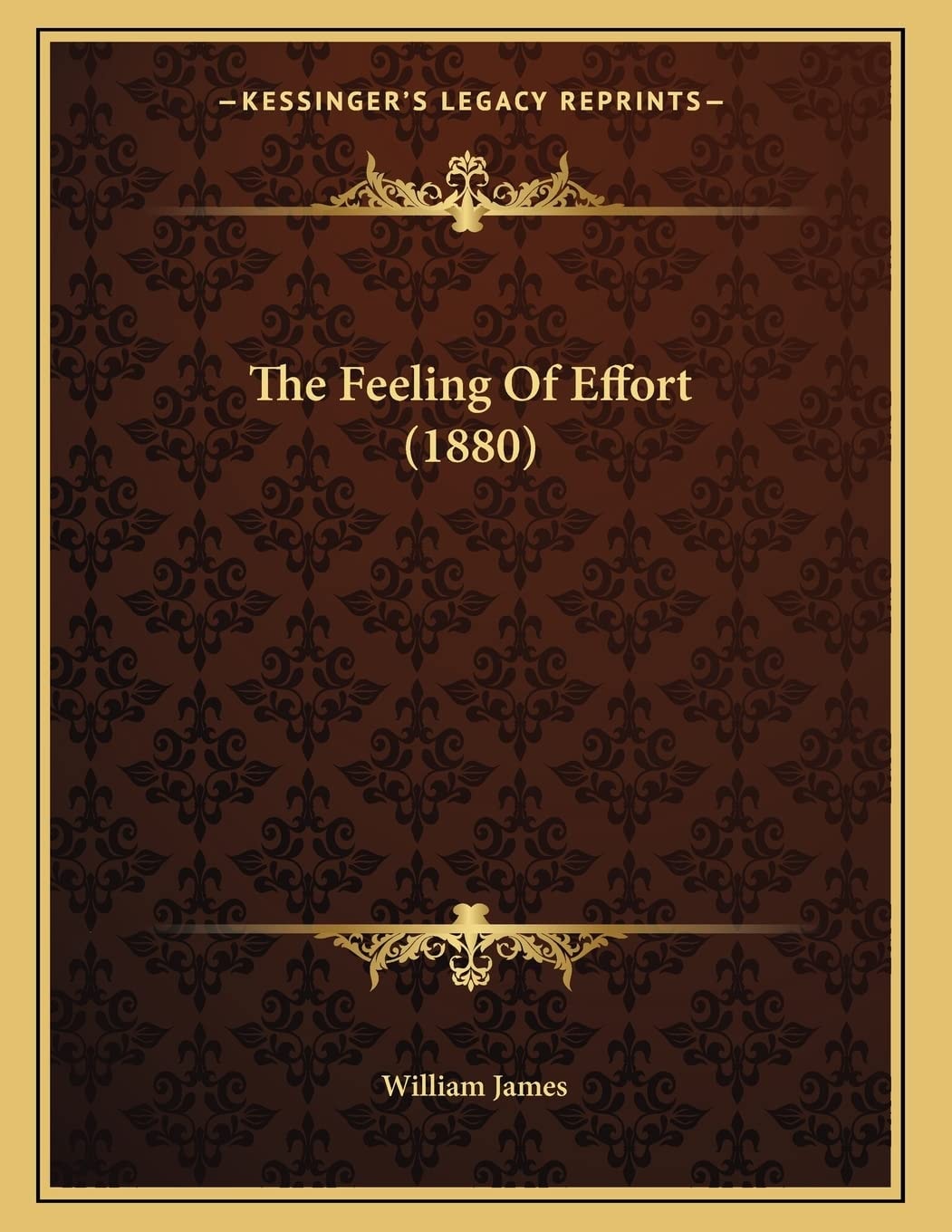 The Feeling Of Effort (1880)