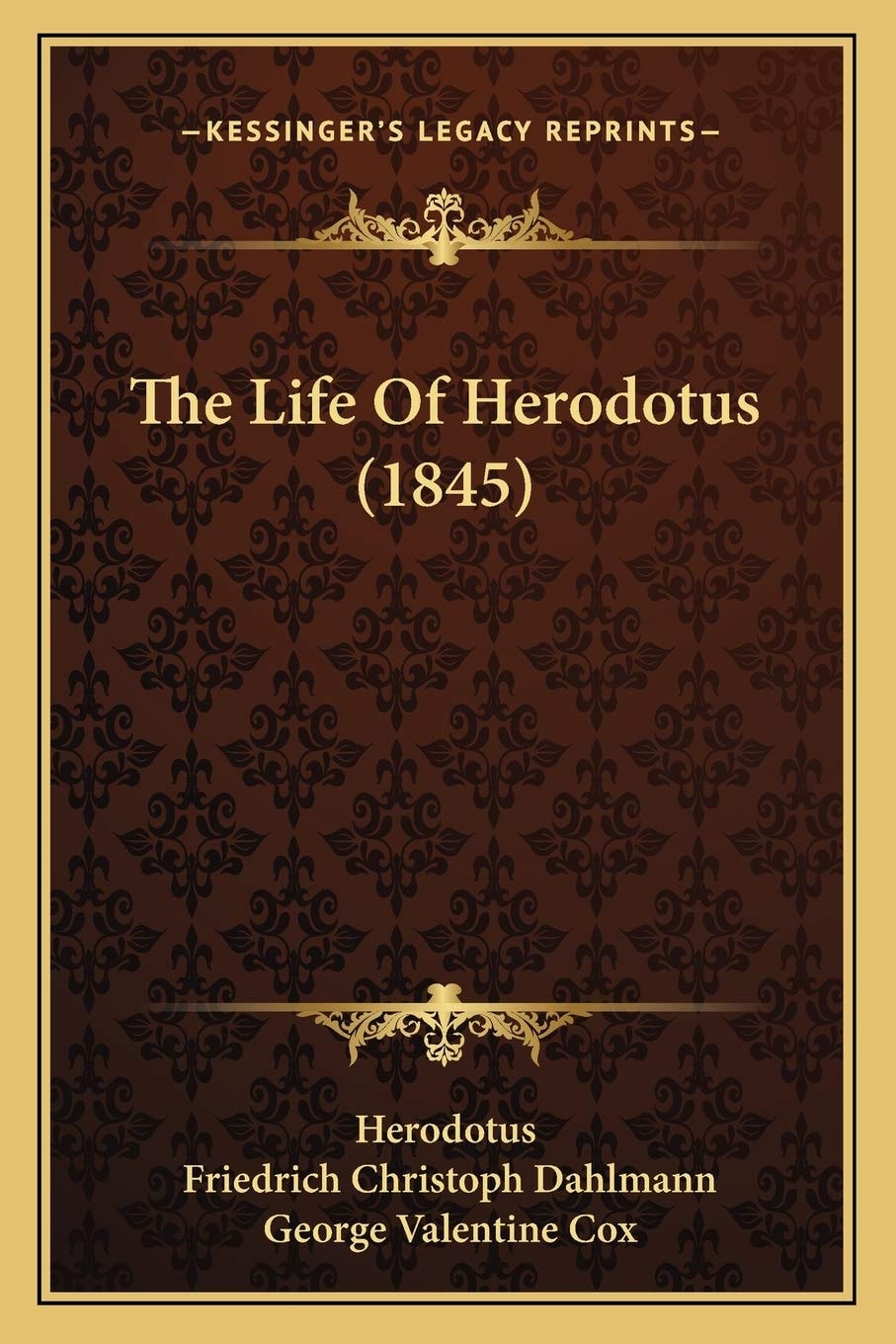 The Life Of Herodotus (1845)