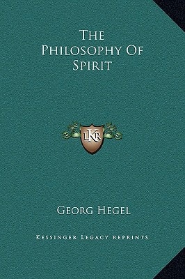 The Philosophy of Spirit
