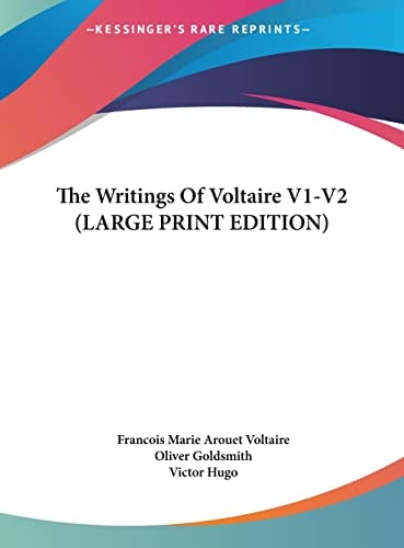 The Writings Of Voltaire V1-V2