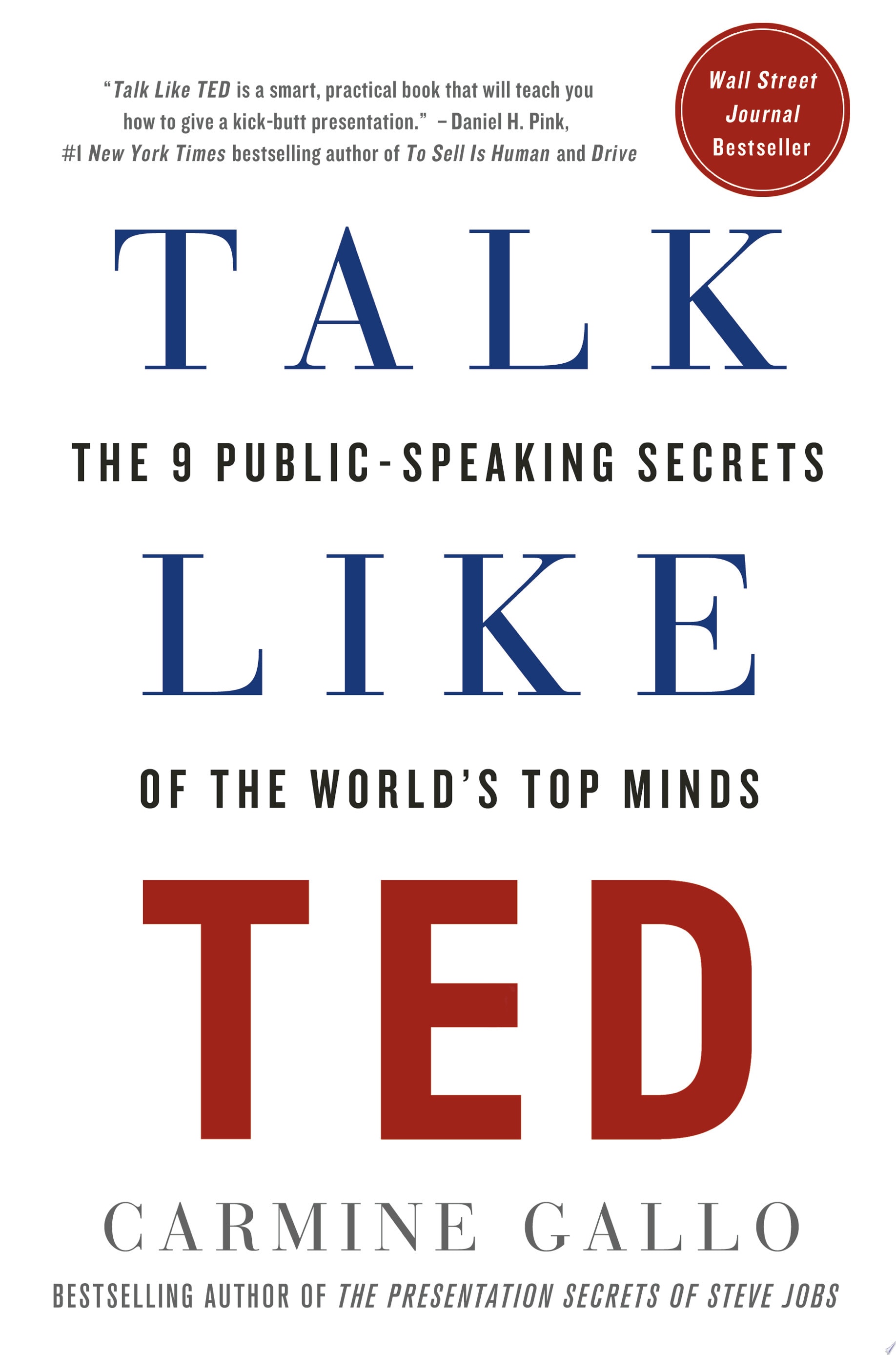 Talk Like TED The 9 Public Speaking Secrets of the World's Top Minds