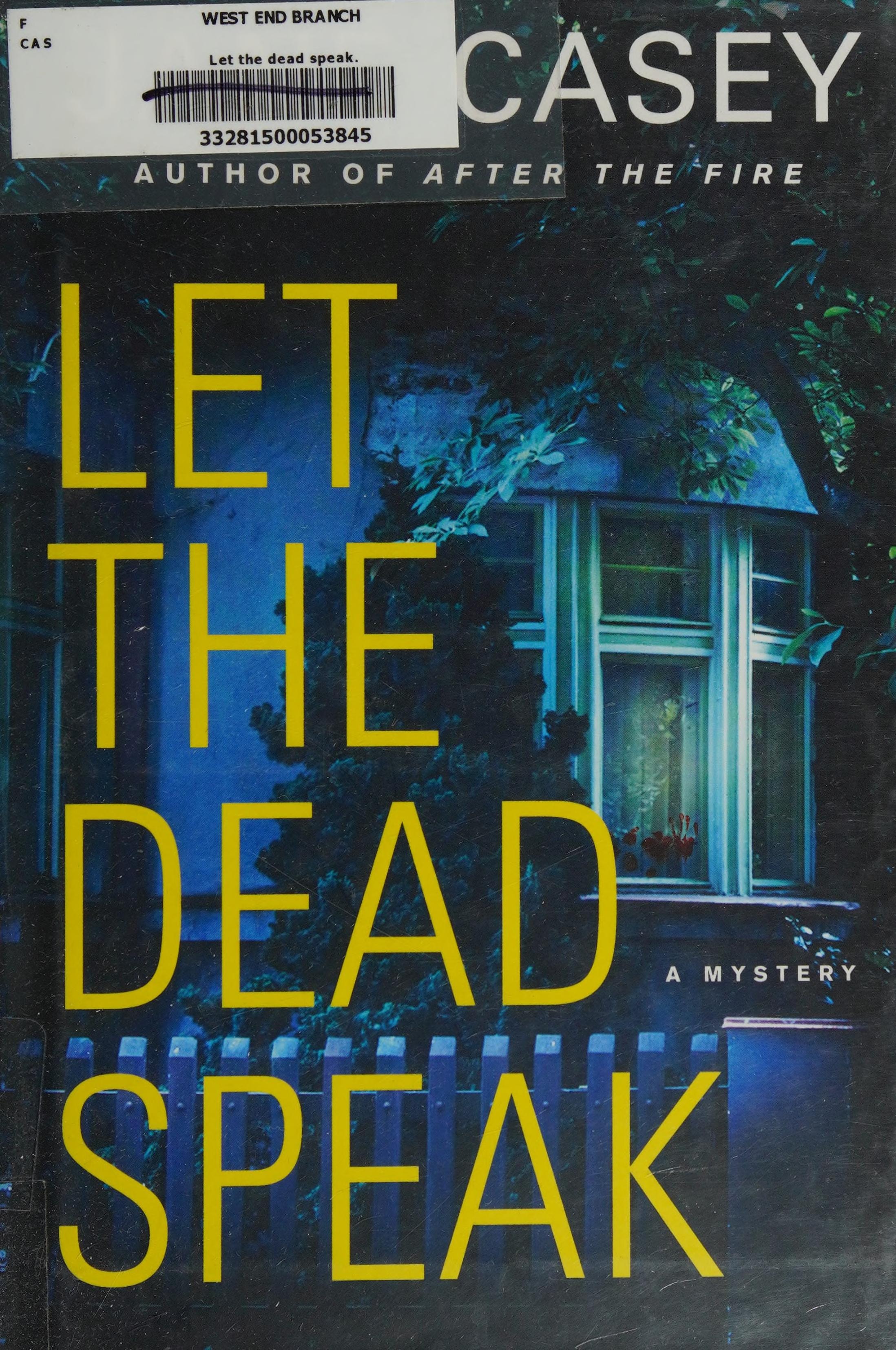 Let the Dead Speak A Maeve Kerrigan Mystery