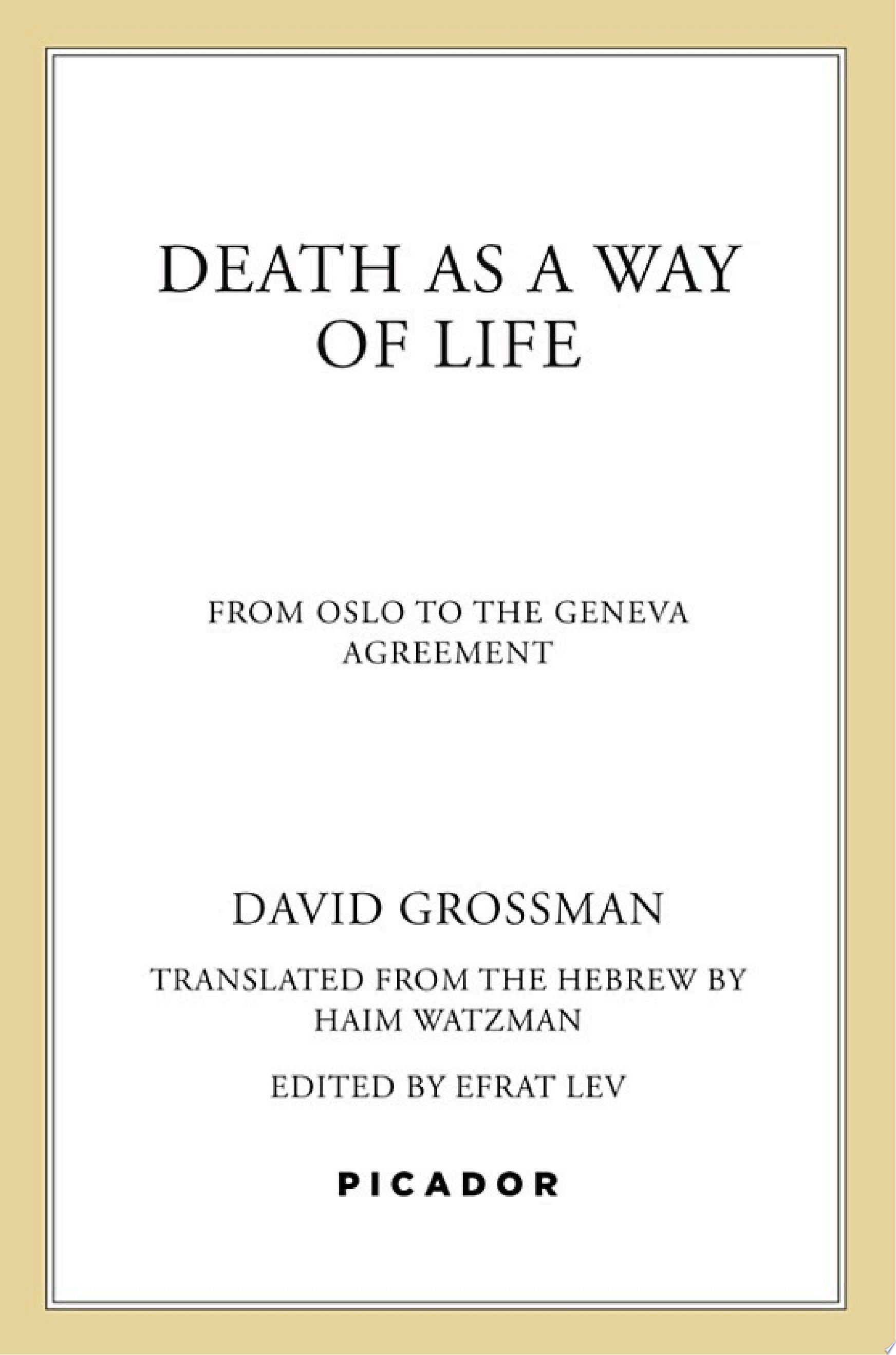 Death as a Way of Life