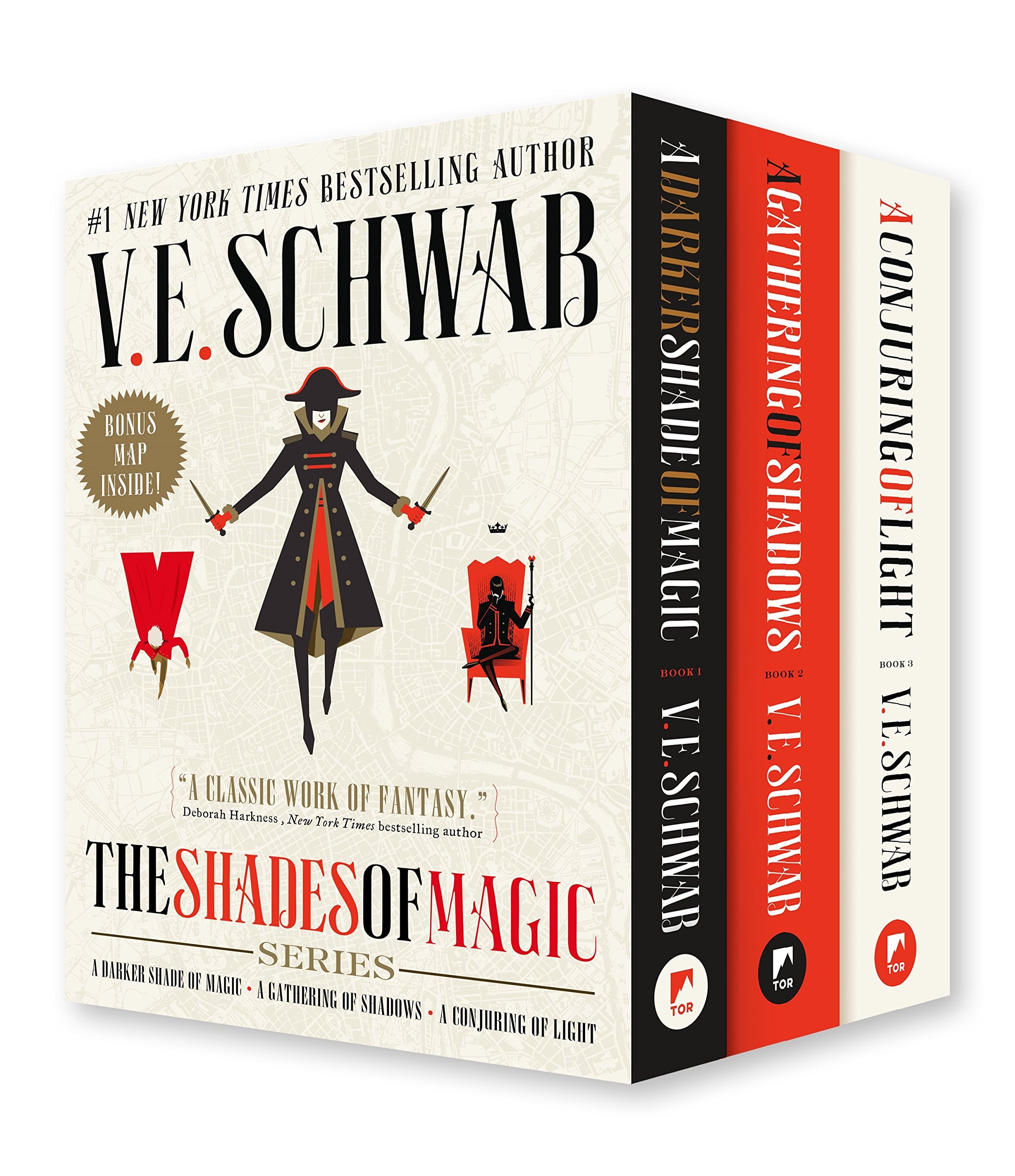 Shades of Magic Boxed Set A Darker Shade of Magic, a Gathering of Shadows, a Conjuring of Light