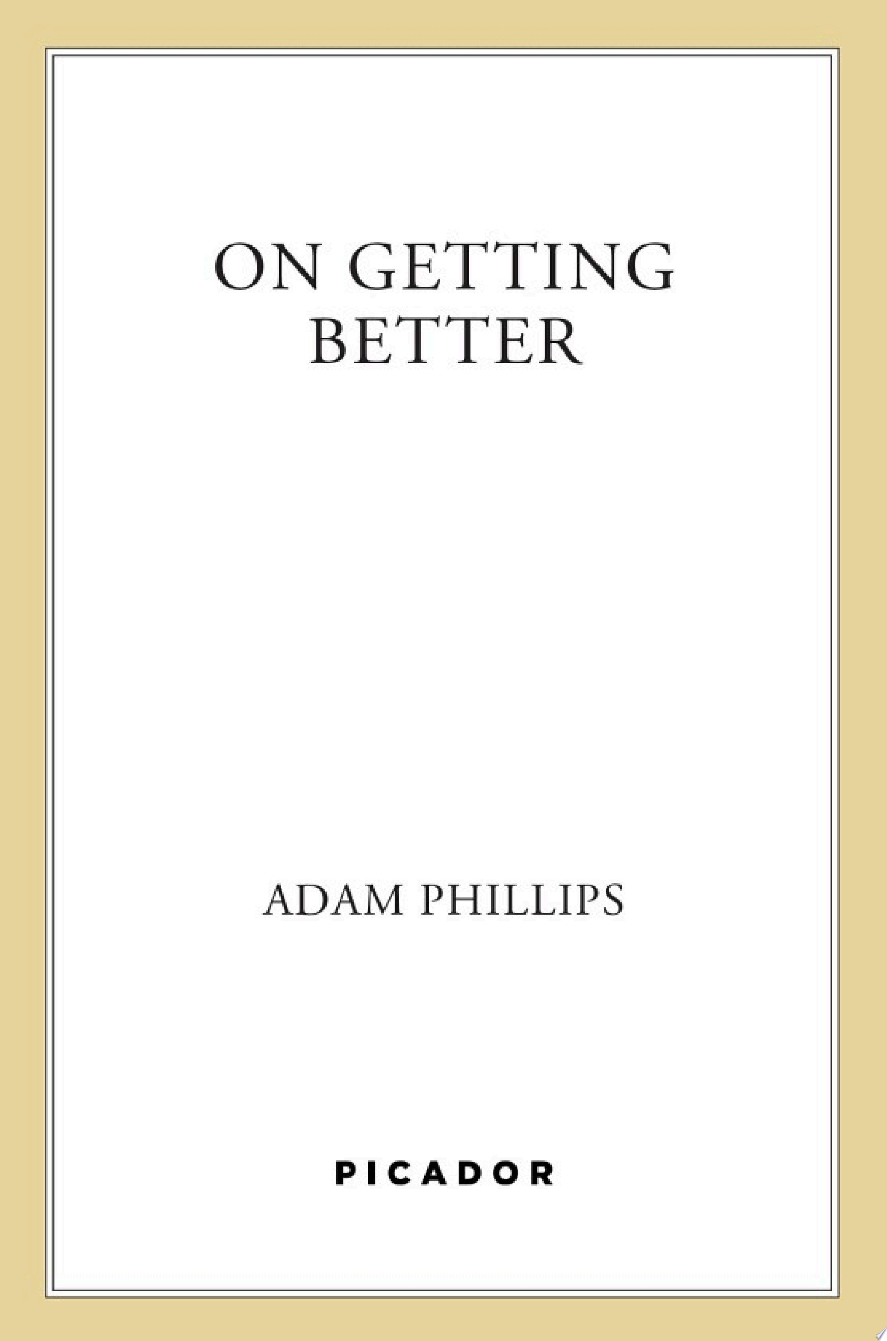 On Getting Better