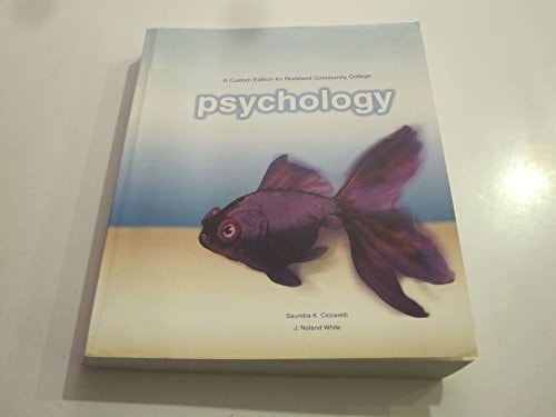 PSYCHOLOGY A Custom Edition for Rockland Community College