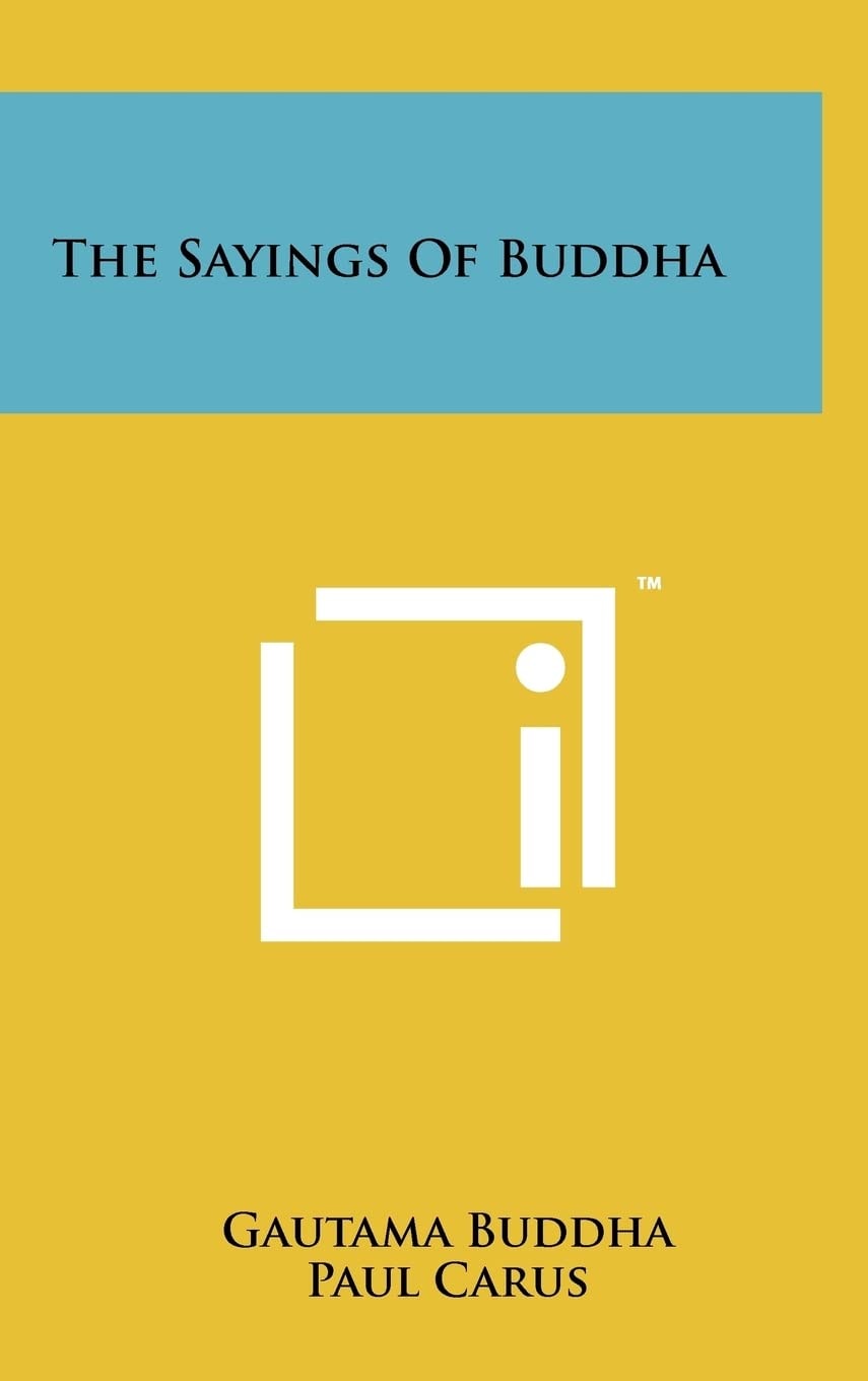 The Sayings Of Buddha