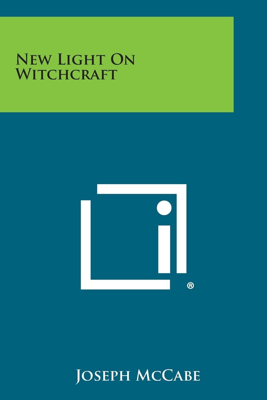 New Light on Witchcraft