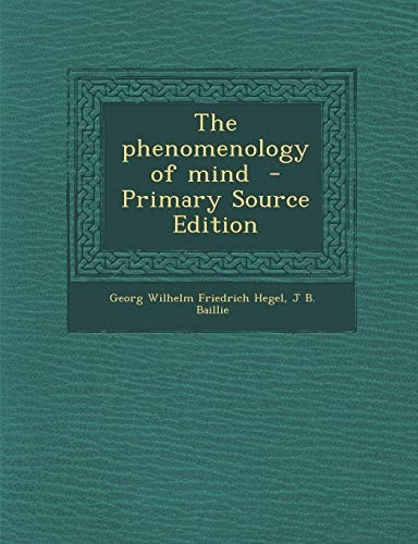 Phenomenology of Mind