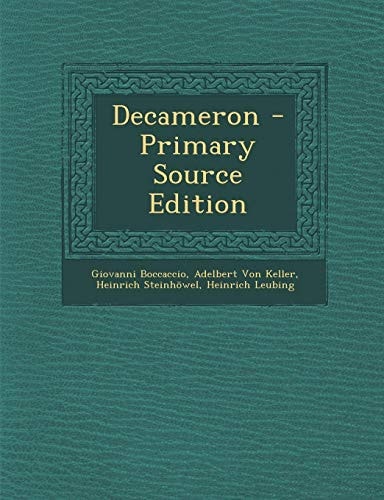 Decameron - Primary Source Edition