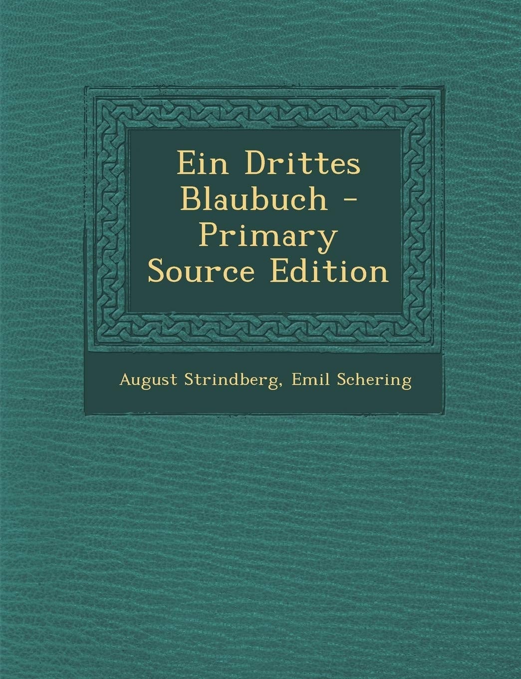 Ein Drittes Blaubuch - Primary Source Edition