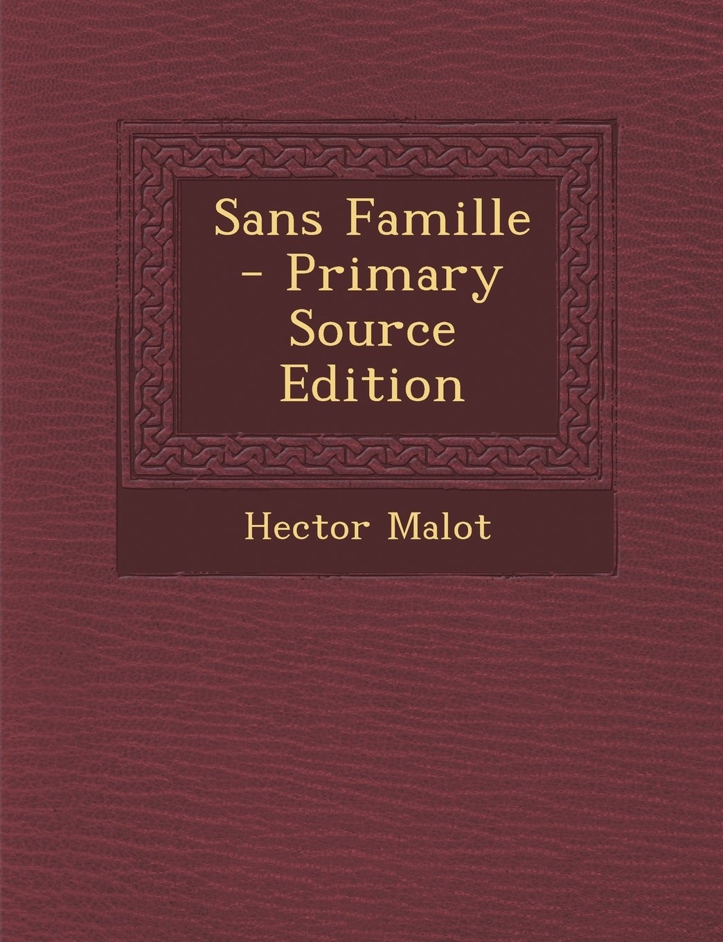 Sans Famille - Primary Source Edition
