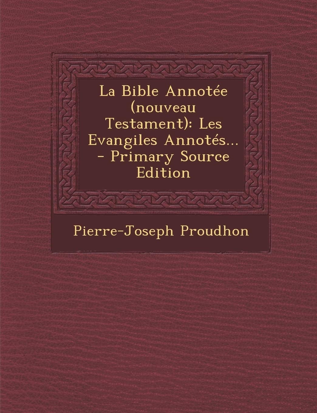 La Bible Annotée Les Evangiles AnnotéS... - Primary Source Edition