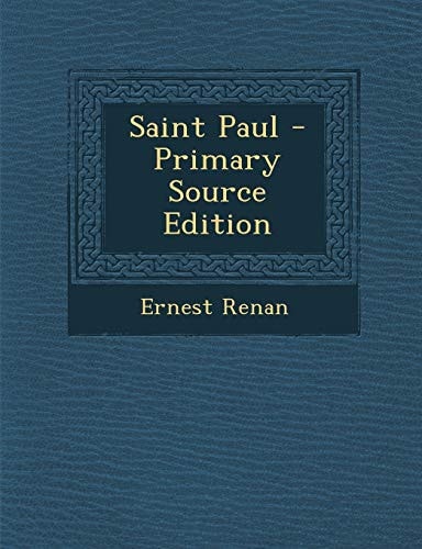 Saint Paul - Primary Source Edition